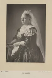 Drottning Victoria. Drottning av Förenade kungariket av Storbritannien och Irland, och (från 1876) kejsarinna av Indien. Porträtt.