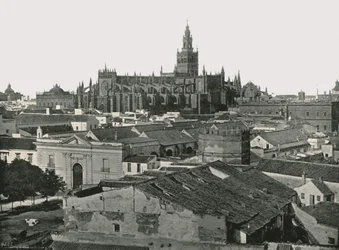 Katedralen, Sevilla, Spanien, 1895.