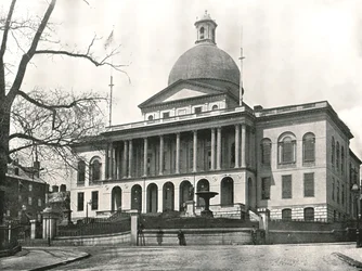 Massachusetts State House, Boston, USA, 1895.