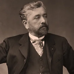 Porträtt av Gustave Eiffel. 1889 (foto)
