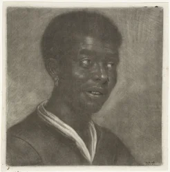 Huvud av en svart man, omkring 1660-70