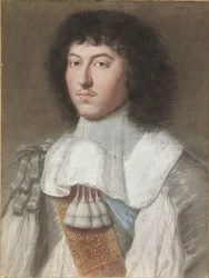 Porträtt av Ludvig XIV, kung av Frankrike 1638-1715, 1660.