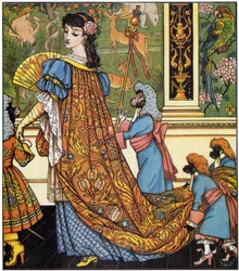 "Beauty and the Beat": Illustration av Walter Crane (1845-1915)