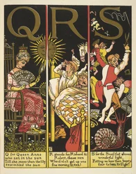 QRS-Q för Queen Anne; R står för Richard & Robert; och S för snigeln