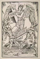 Socialism, Liberalism and Toryism, från Cartoons for the Cause