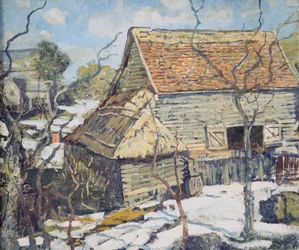Pennsylvania lada i snön