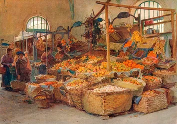 Fruktbod, Mentone Market, c1875-1906, 1906