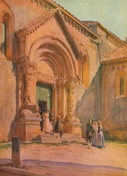 The Porch of the Piece i San Quirico D