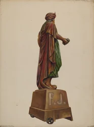Cigarrbutiksfigur, c. 1937.
