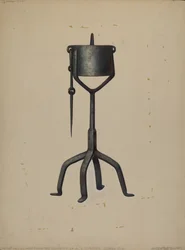 Oljelampa, ca. 1938.