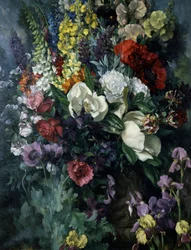 Stilleben med blommor
