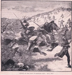 Skottarnas anklagelse vid Homildon Hill 1402 e.Kr