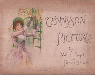 Design på framsidan (The May Queen), illustration från Tennyson Pictures publicerad av E P Dutton & Co, ca 1900 (lito i färg)