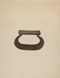 Hackkniv, ca. 1937.