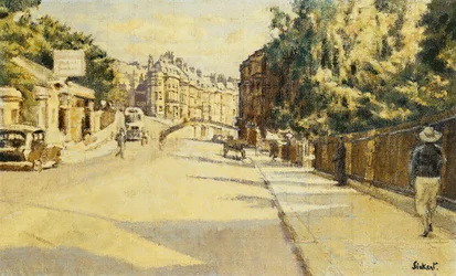 London Street, Bath, med utsikt mot Walcot, c.1939
