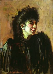 The Blackbird of Paradise, ca 1896-8 (olja på duk)
