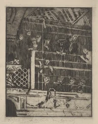 The Old Mogul Tavern, Drury Lane, 1908, publicerad 1929