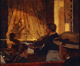 The Pit at the Old Bedford, c.1889