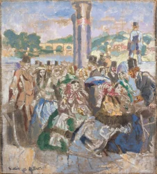The River [Efter John Gilbert], ca 1930-31 (Olja på duk)