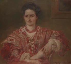 Porträtt av Dorothea A. Dreier (1870