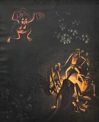 Calonarang, ca 1930 (olja på duk)