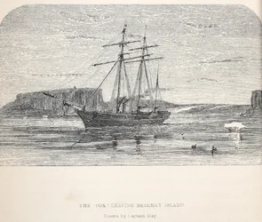 Räven lämnar Beachey Island, 1859
