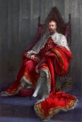 Kung George V, året för sin kröning, 1911.