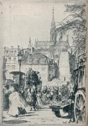 Place St. Michel, Paris, c1913