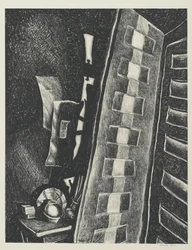 Två dörrar (litho)