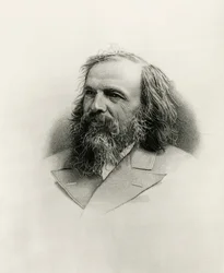 Porträtt av Dmitry Ivanovich Mendeleev (Tobolsk