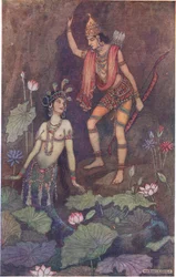 Arjuna och flodnymfen