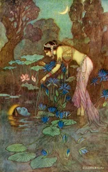 "Sita hittar Rama bland lotusblommor", 1913.