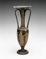 Loutrophoros med bröllopsscen, 425-420 f.Kr. (terrakotta)