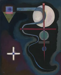 ""Cool energi"" Peinture de Vassily Kandinsky (ou Wassily Kandinski eller Kandinskij