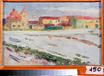 München (Allemagne) (München). Peinture de Vassily Kandinsky (ou Wassily Kandinski eller Kandinskij