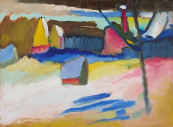 Murnau - Landskap med kalt träd