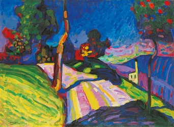 Murnau, Kohlgruberstraße, 1908.