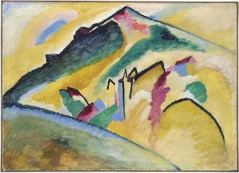 ""Höstlandskap"" Målning av Vassily Kandinsky (eller Wassily Kandinski eller Kandinskij