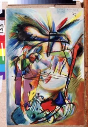 Painter Vine (Pointles Painting). Ouverre de Wassily Kandinsky (Au Wassily Kandinsky au Kandinskyz