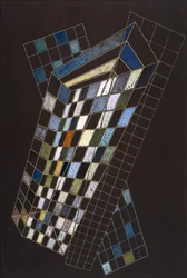 ""Småplan"" Målning av Vassily Kandinsky (eller Wassily Kandinsky eller Kandinskyj