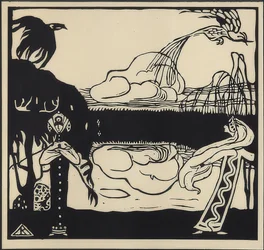 Två fåglar. 1907