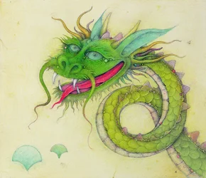 The Blue Eared Dragon, 2000 (blandteknik)