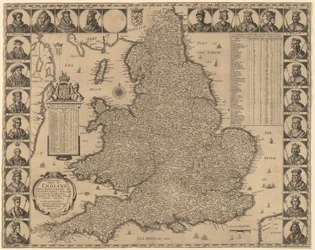 En ny och exakt karta över England