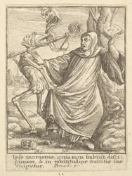 Abbot, från Dödsdansen, 1651.