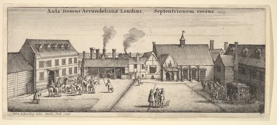 Arundels hus från norr, 1646.