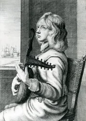 Barock lutspelare