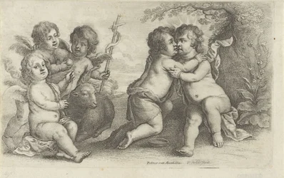 Kristus, Johannes och tre keruber Paedopaegnion (serietitel)