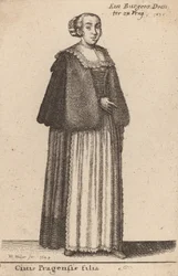 Dotter till en medborgare i Prag, 1643.
