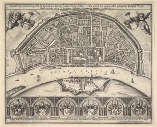Köln och Deutz, 1635.