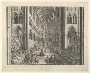 Karl II:s kröningsprocession, 1662.